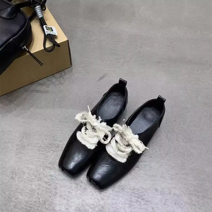 Square Toe Block Heels Pumps