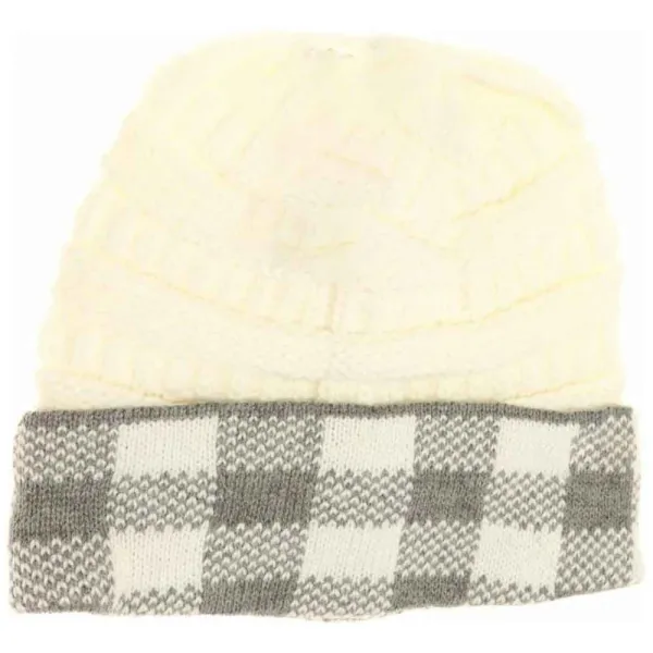 Buffalo Check Beanie