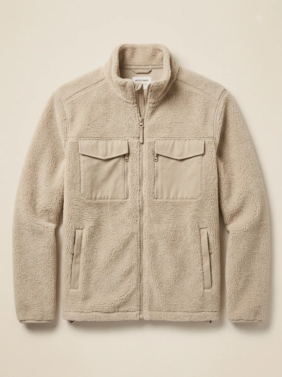 Sherpa Fleece Lightweight Jacket