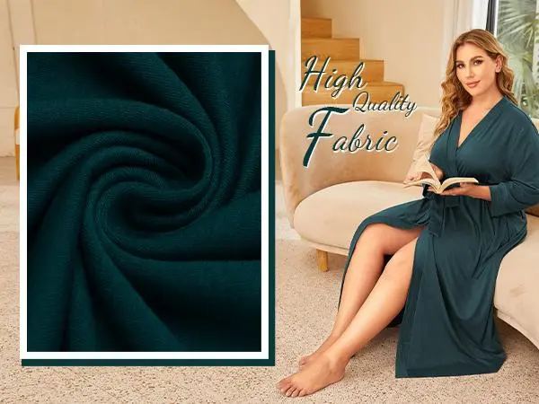 Women's Plus Size Kimono Robe