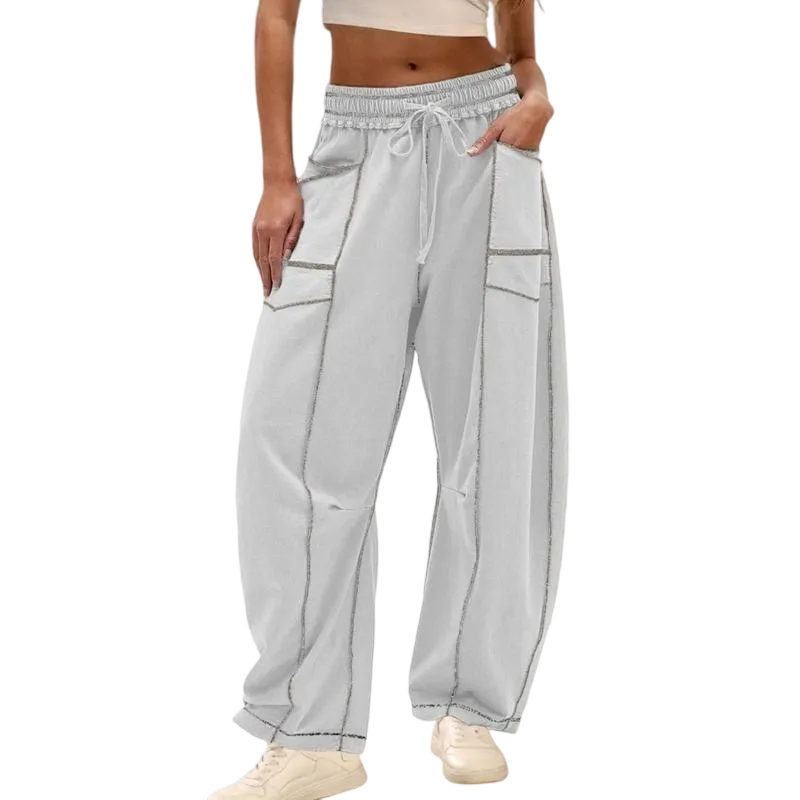 Women's Solid Button Front Drop Shoulder Longsleeves V Neck Cardigan & Elastic Waist Wide Leg Pants Two-piece Set, Lady Casual Fashion Basic Cozy Knitwear Set for Daily Outdoor Wear, Winter Set, Vneck Womenswear, Knit Lounge Set
