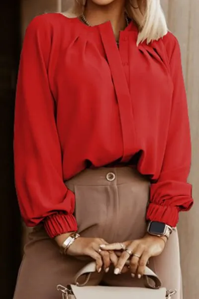 Relaxed Crew Neck Shirt