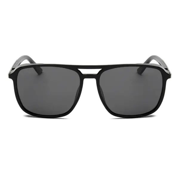 Square Brow Bar Frame Sunglasses