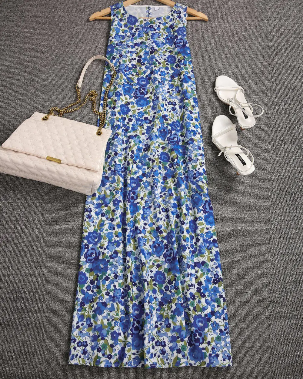 New Summer Midi Floral Print Dress