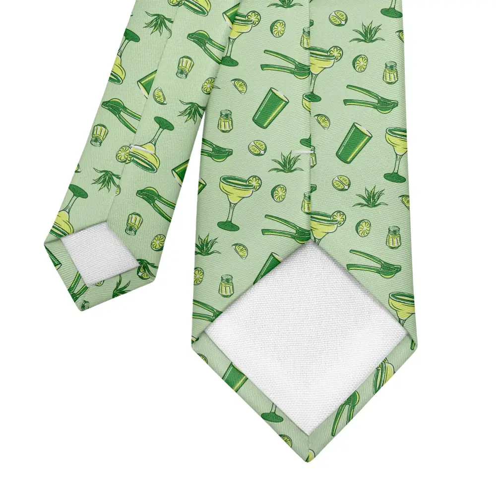 Refined Cocktail Motif Necktie