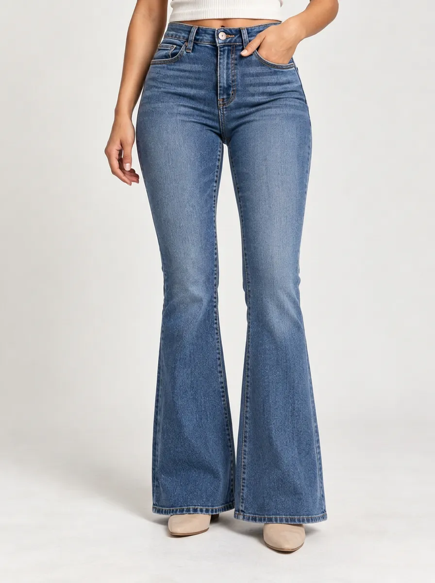 Clean Line Pocket Detail Jeans