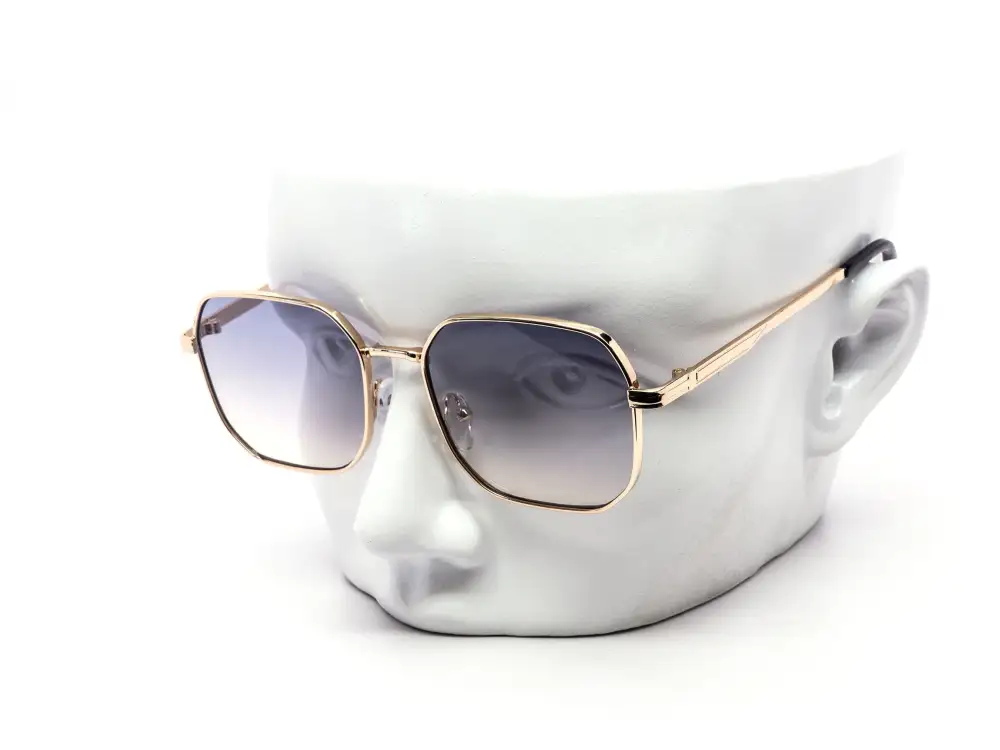 12-Pack Mixed Neutral Tones Minimalist Metal Square Sunglasses