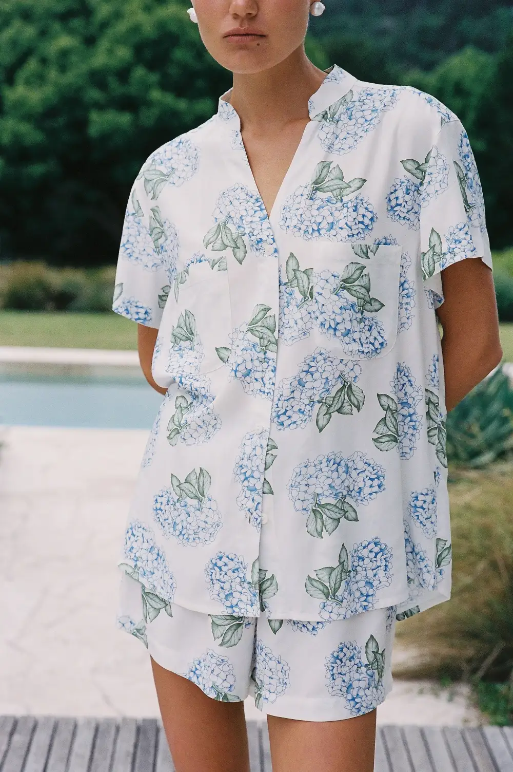 Pajama Set Hydrangea