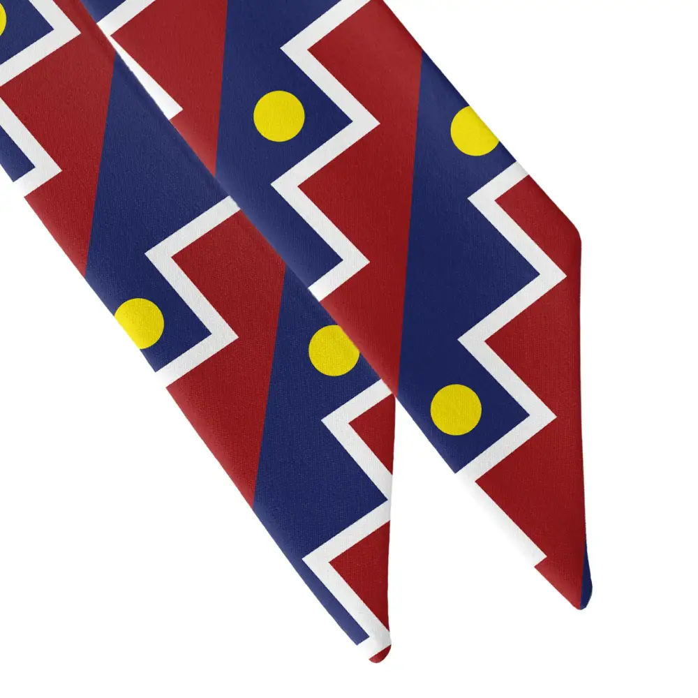 Denver Flag Design Hair Scarf