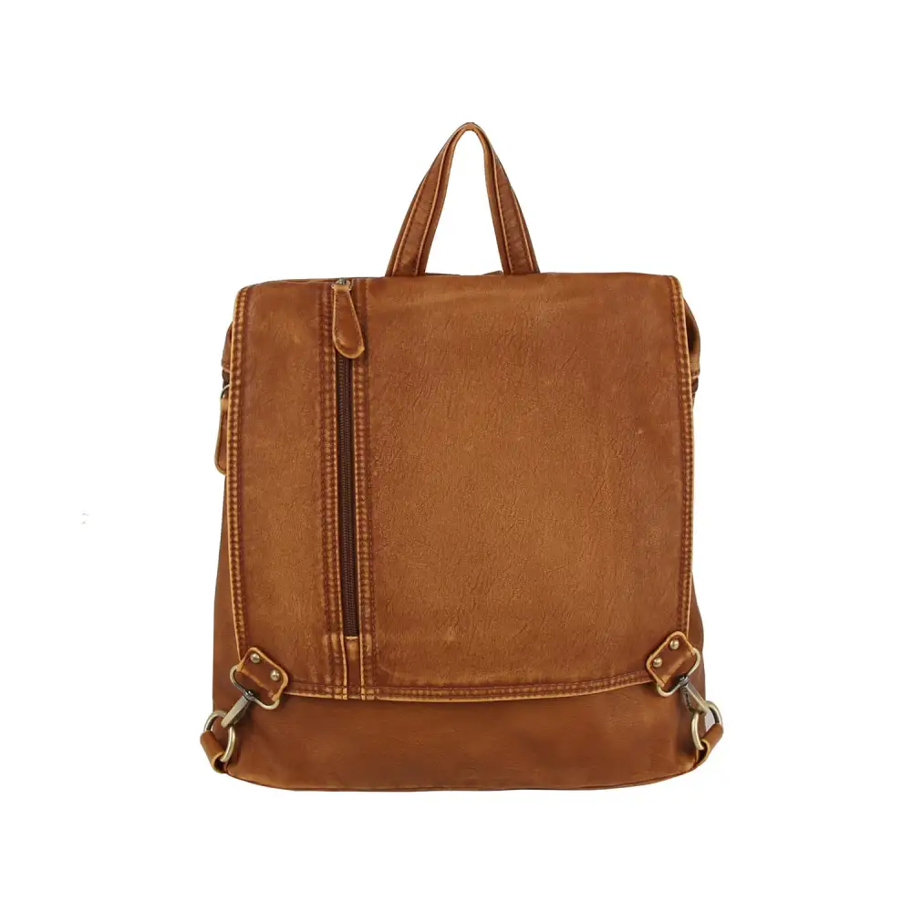 Structured Flap Casual Backpack