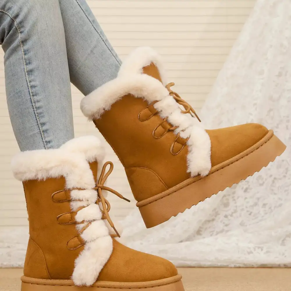 Lace Up Winter Boots