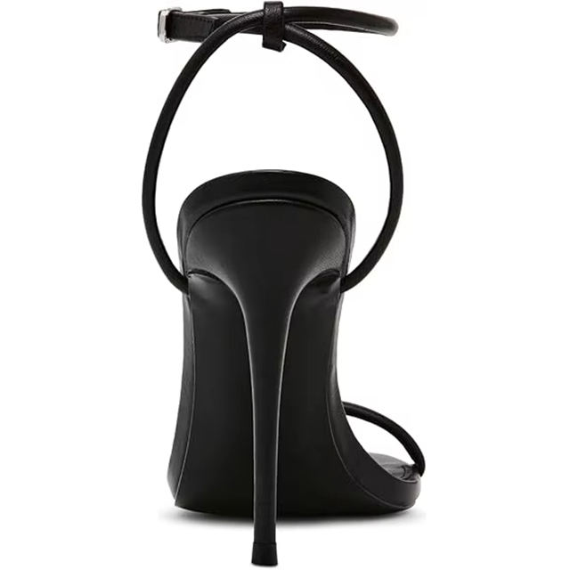 Elora Brown Ankle Strap Stilettos