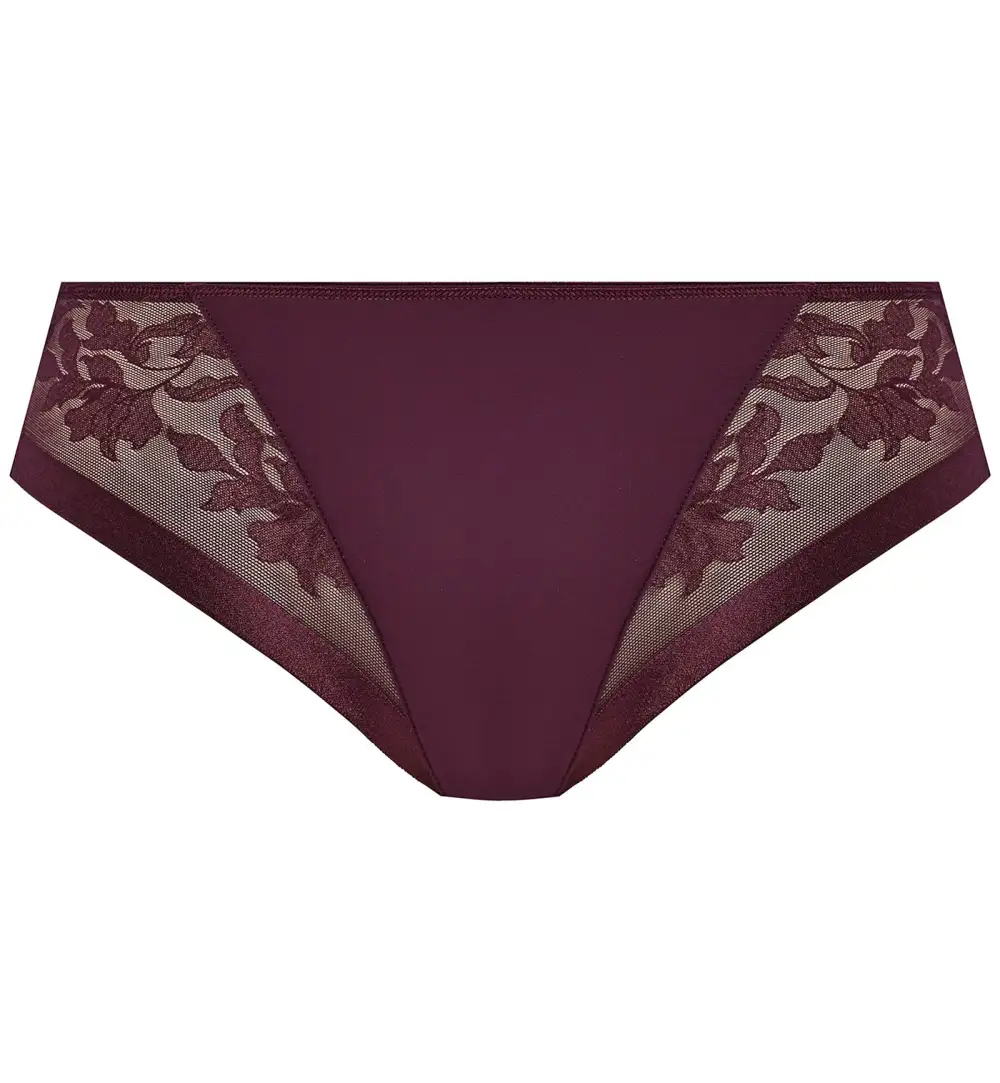 Classic Mid-Rise Cotton Floral Full-Coverage Brief Panty