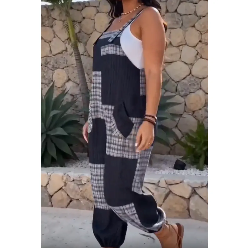 [Plus Size] Slim-Fit, Comfortable, Casual Sleeveless Jumpsuit