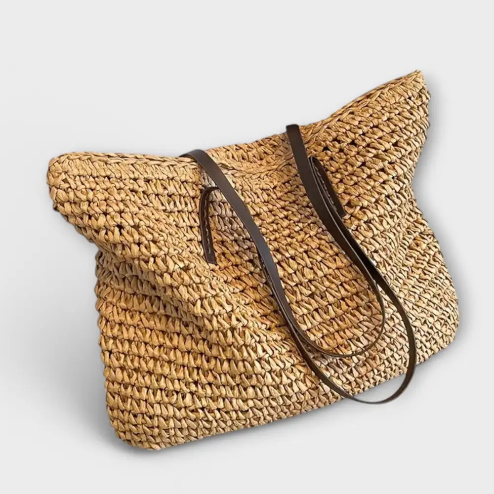Woven Soft Grain Handbag