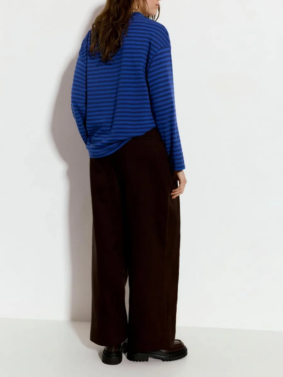 Striped Dropped Shoulder T-Shirt