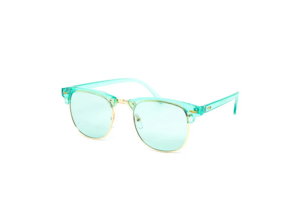 12-Pack Classic Clubmaster Gold Accent Sunglasses