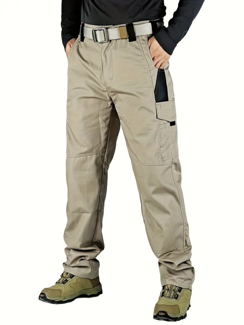 Men's Tactical Work Pants 9 Pockets Ripstop