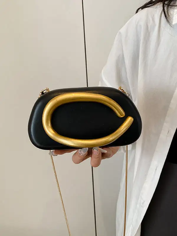 Classic Geometric Shoulder Bag