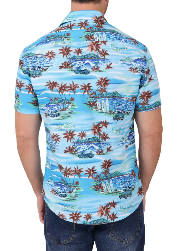 Modern Short Sleeve Dress Shirt