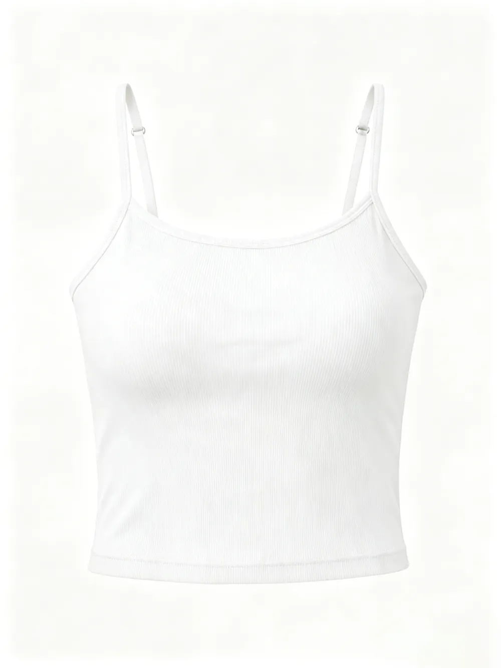 Women's Solid Ribbed Cami Tank Top