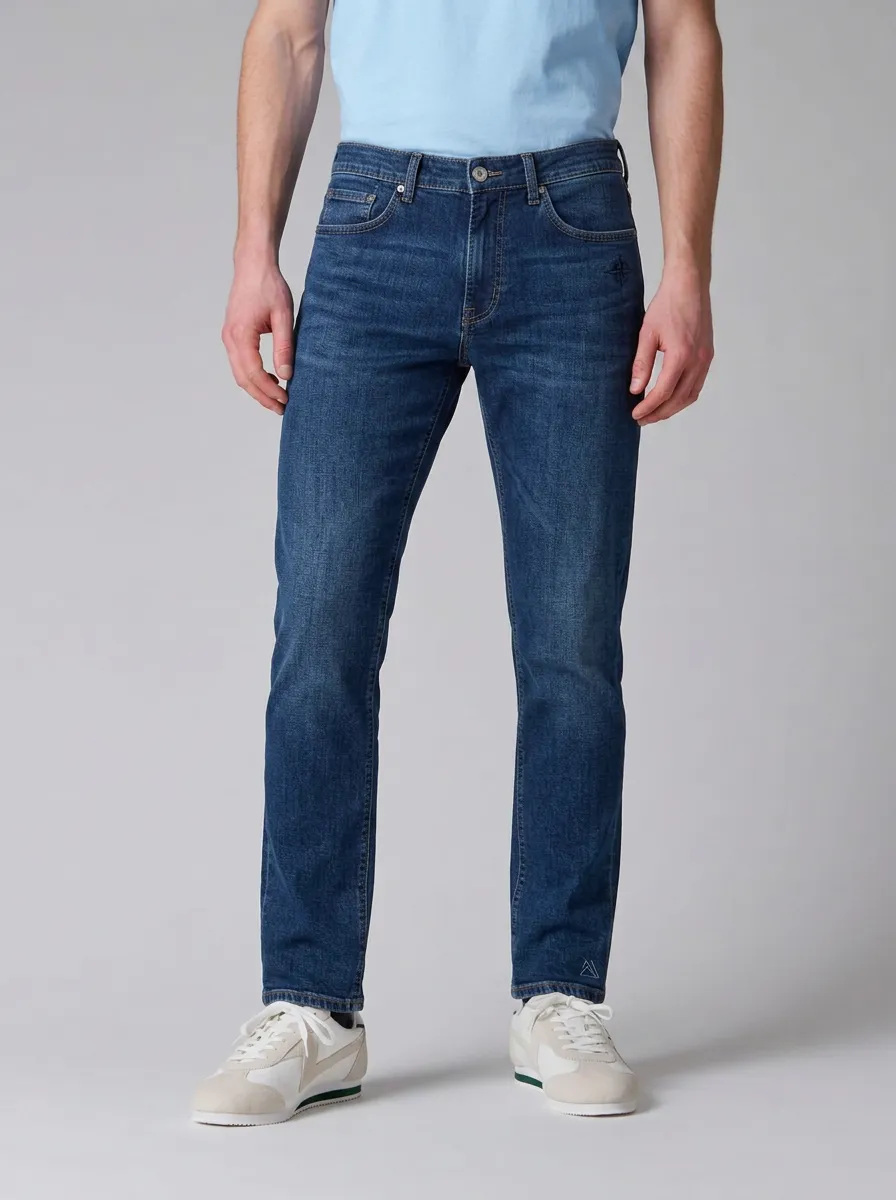 Men's Versatile Weekend Slim Fit Stretch Denim Jeans