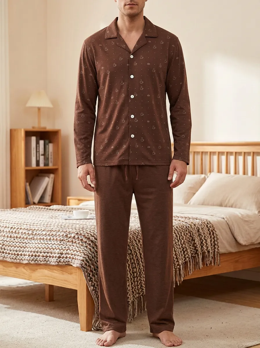 Classic Style Classic Men's Pajama Set