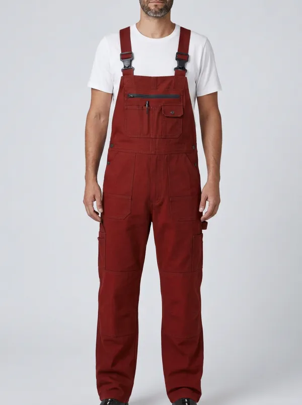 Men's Dynamic Multi-Pocket Bib Work Overalls