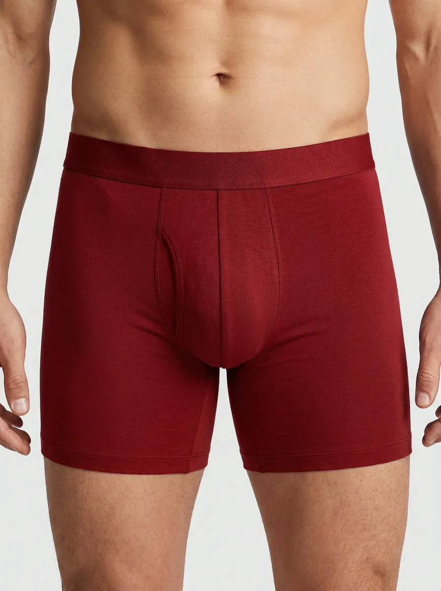Men's Solid Plain 3-Pack Boxer Briefs