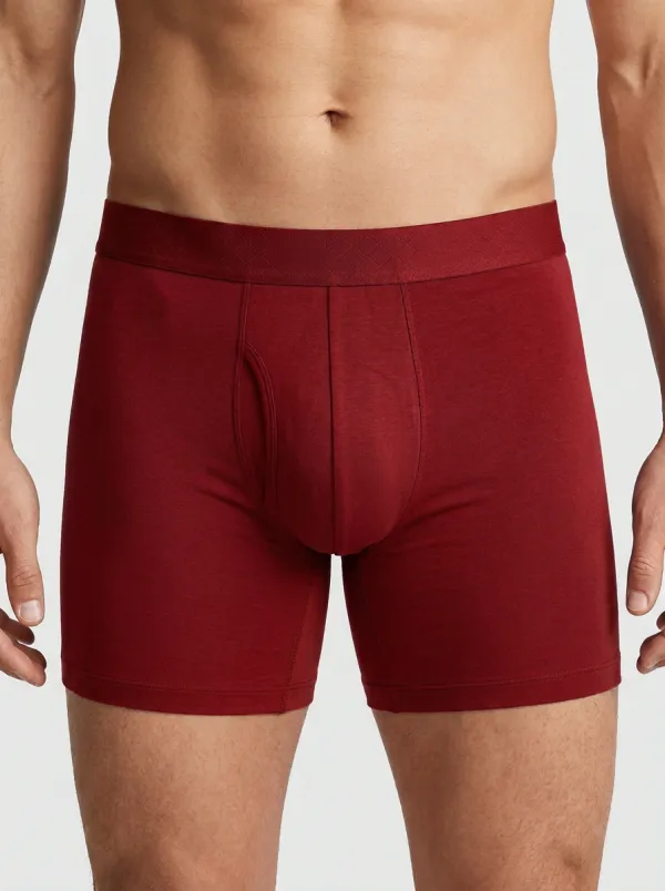 Men's Solid Plain 3-Pack Boxer Briefs