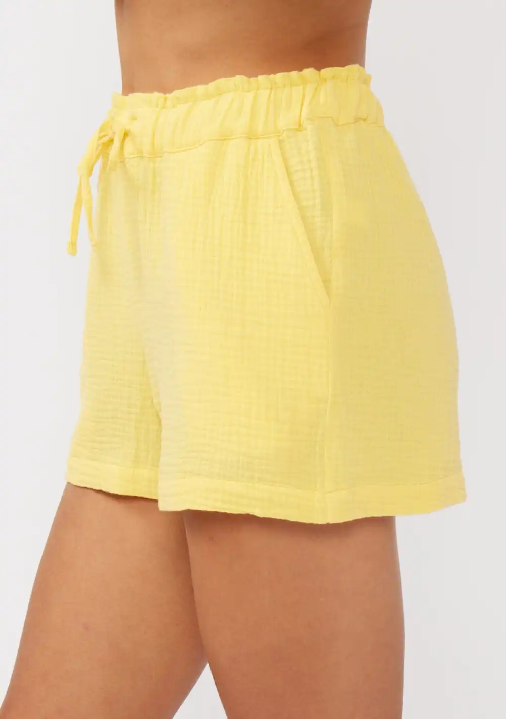 Drawstring Elasticated Waist Shorts