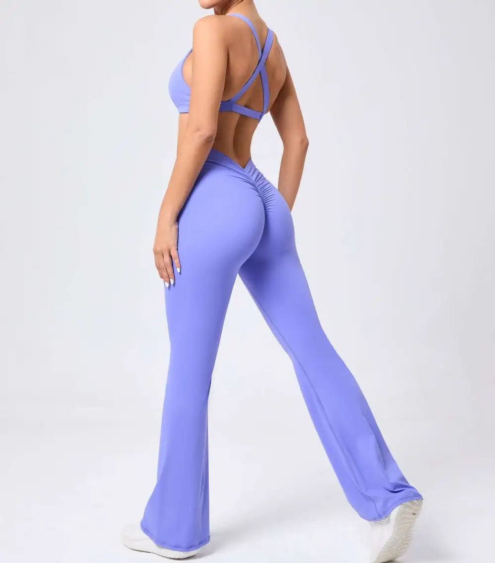 Brushed Quick-Dry Bra, Top and Trousers Active Set
