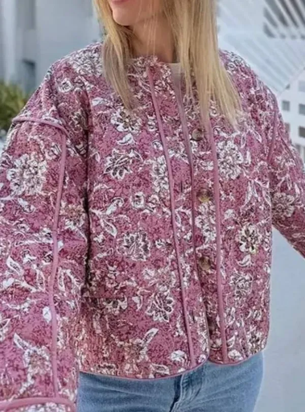 Quilted Vintage Textured Jacket