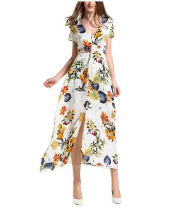 Elevated Refined Women's Floral Maxi Dress