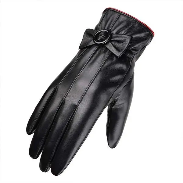 Women'S Fleece Thickened Thermal Touchscreen Gloves 95213435C