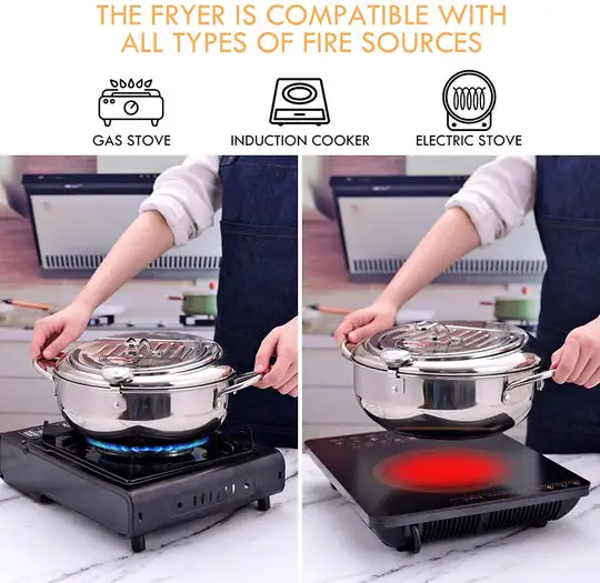 🎁 2025 Hot Sale - Temperature Control Fryer(🥳 Special Offer-30% Off & Buy Two Free Shipping)