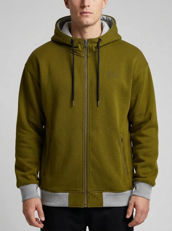 Casual Geometric Zip-Up Sport Look Men's Sport Jacket