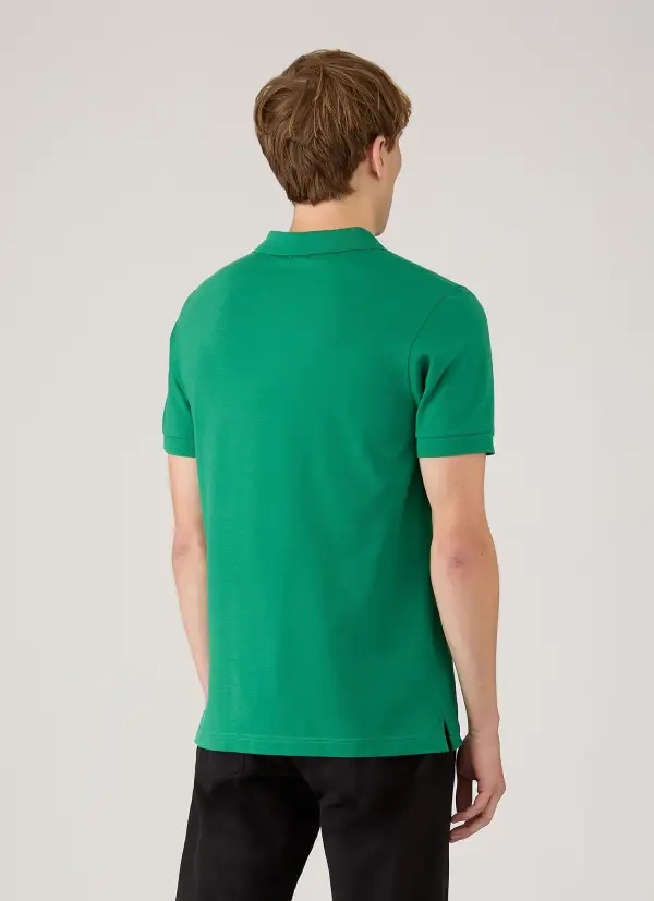 Timeless Everyday Slim Fit Cotton Pique Short Sleeve Polo Shirt