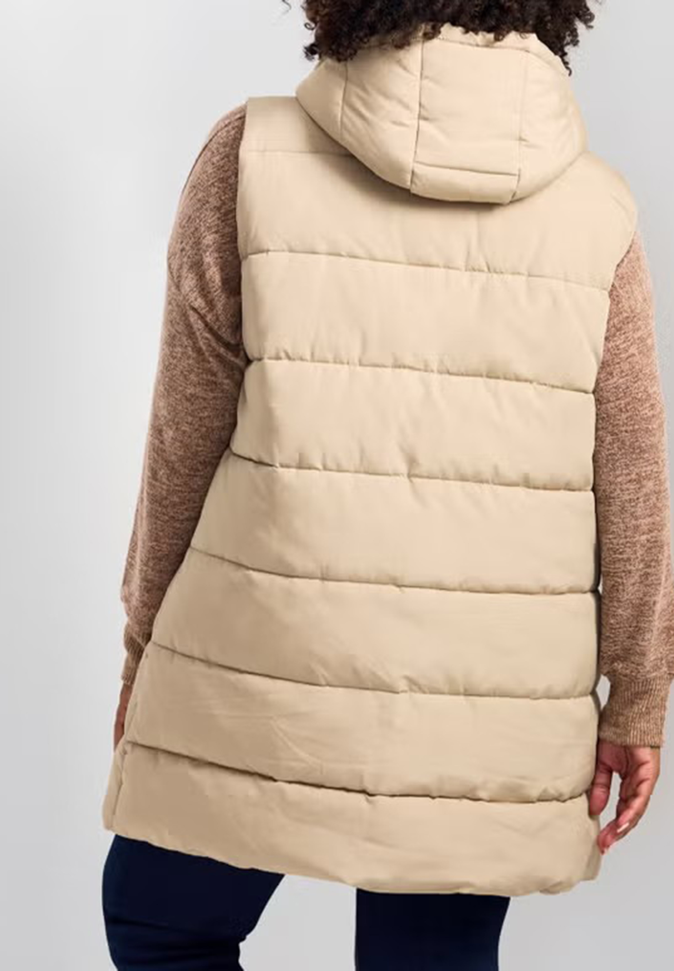 Down Jacket Hooded Vest