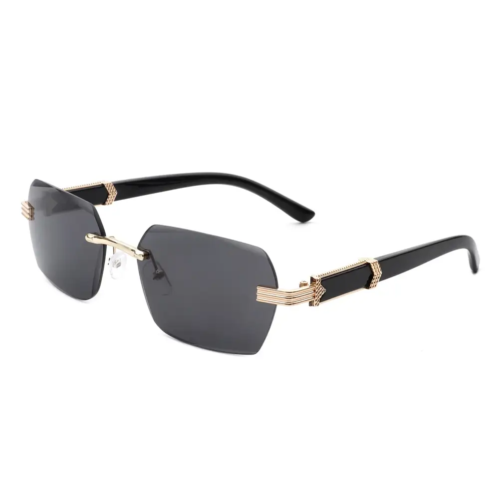 Bold Rectangle Square Frame Sunglasses