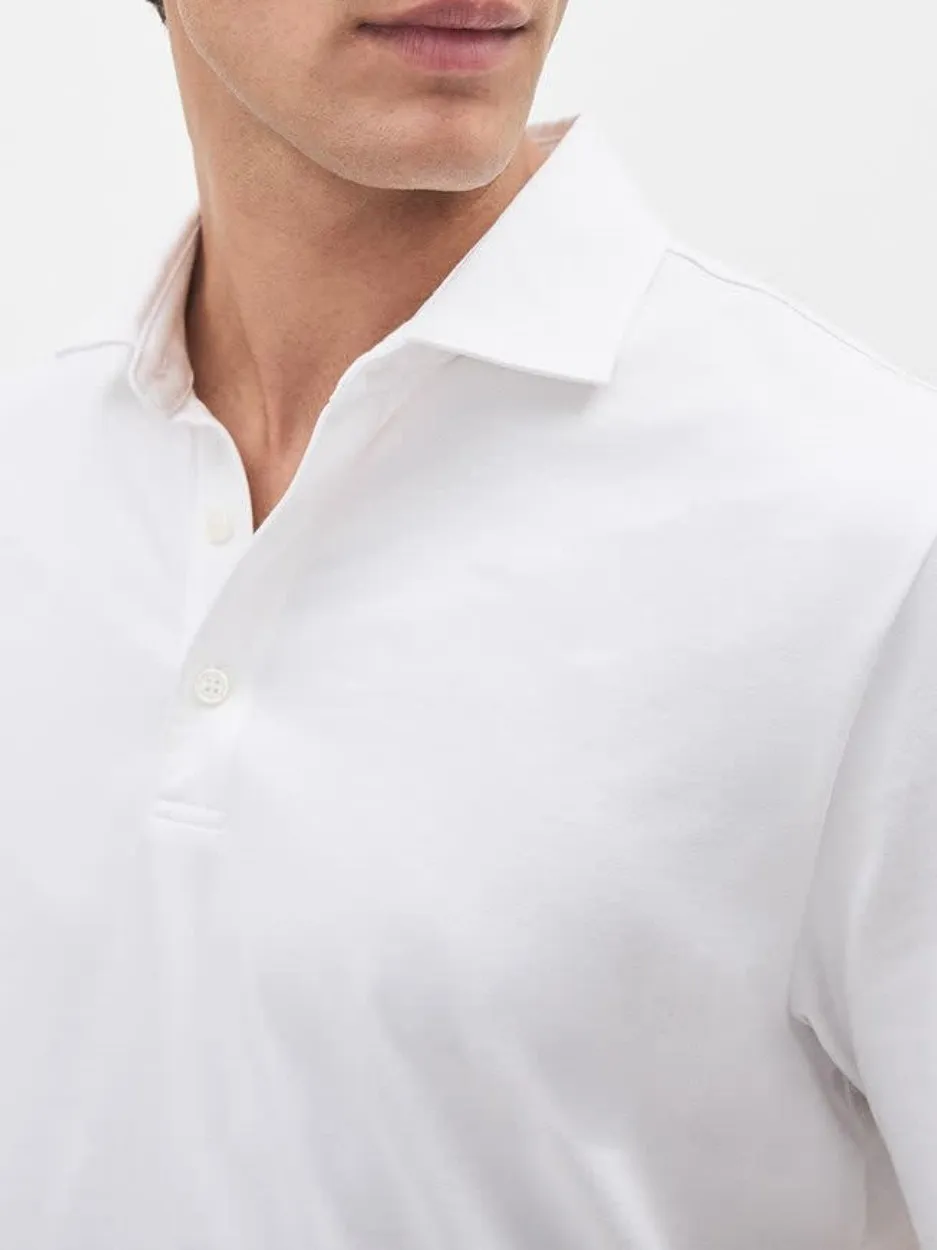 Bright White Short-Sleeve Daily Polo