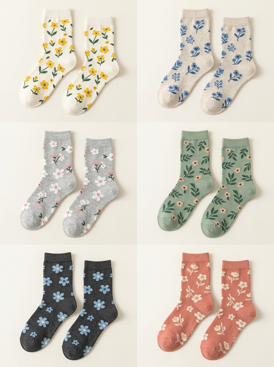 Women's Botanical Garden Crew Sock Set