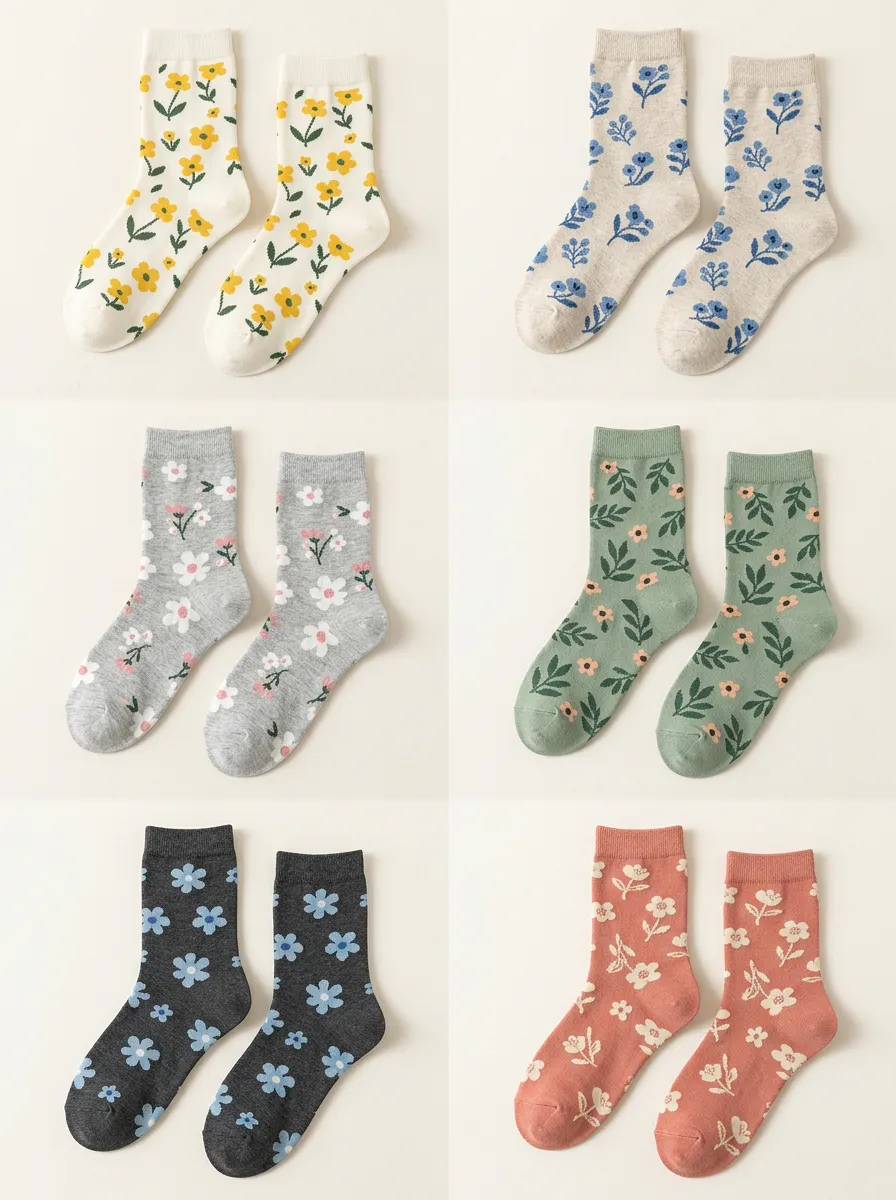 Women's Botanical Garden Crew Sock Set