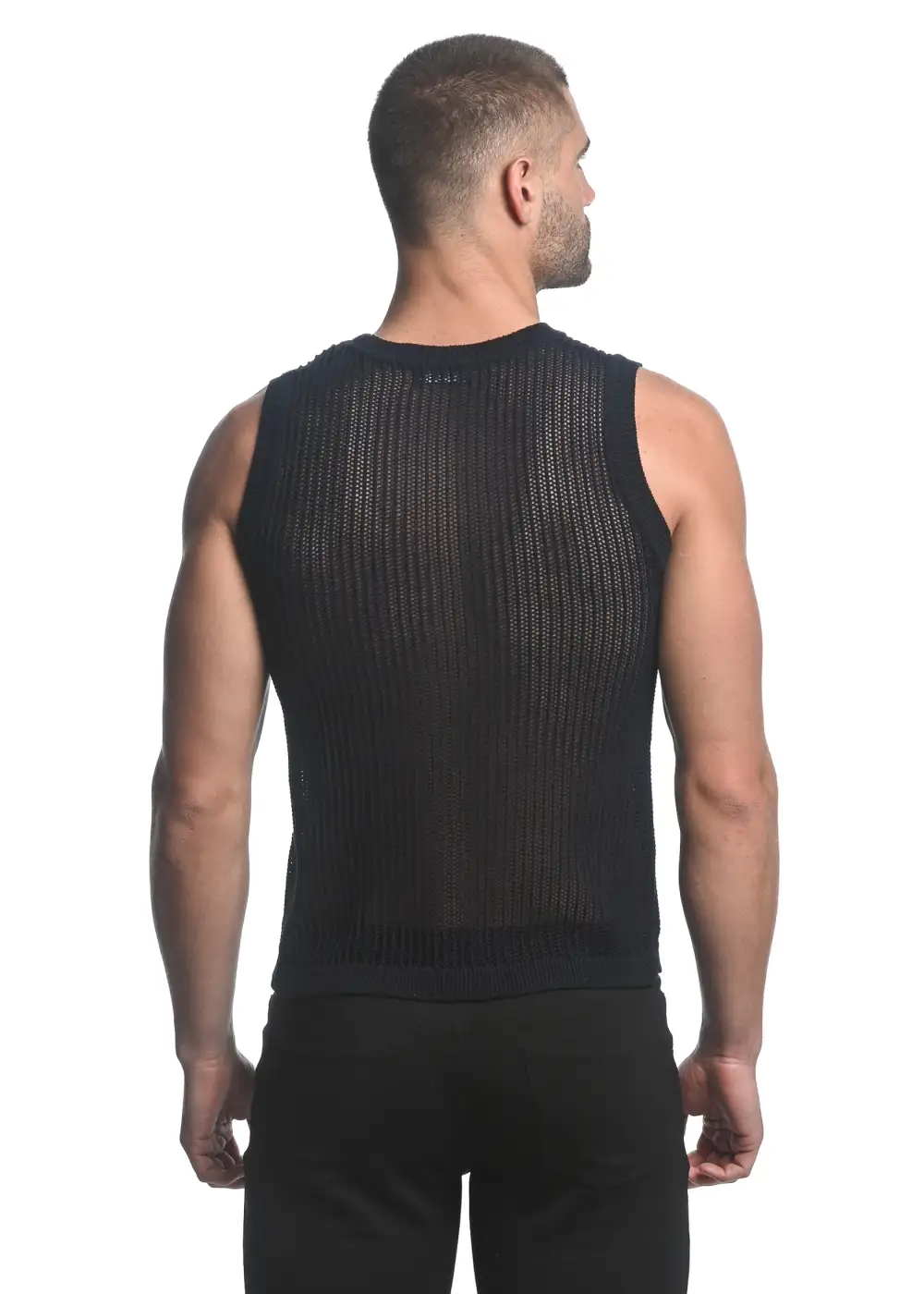 Clean Open Knit Vest