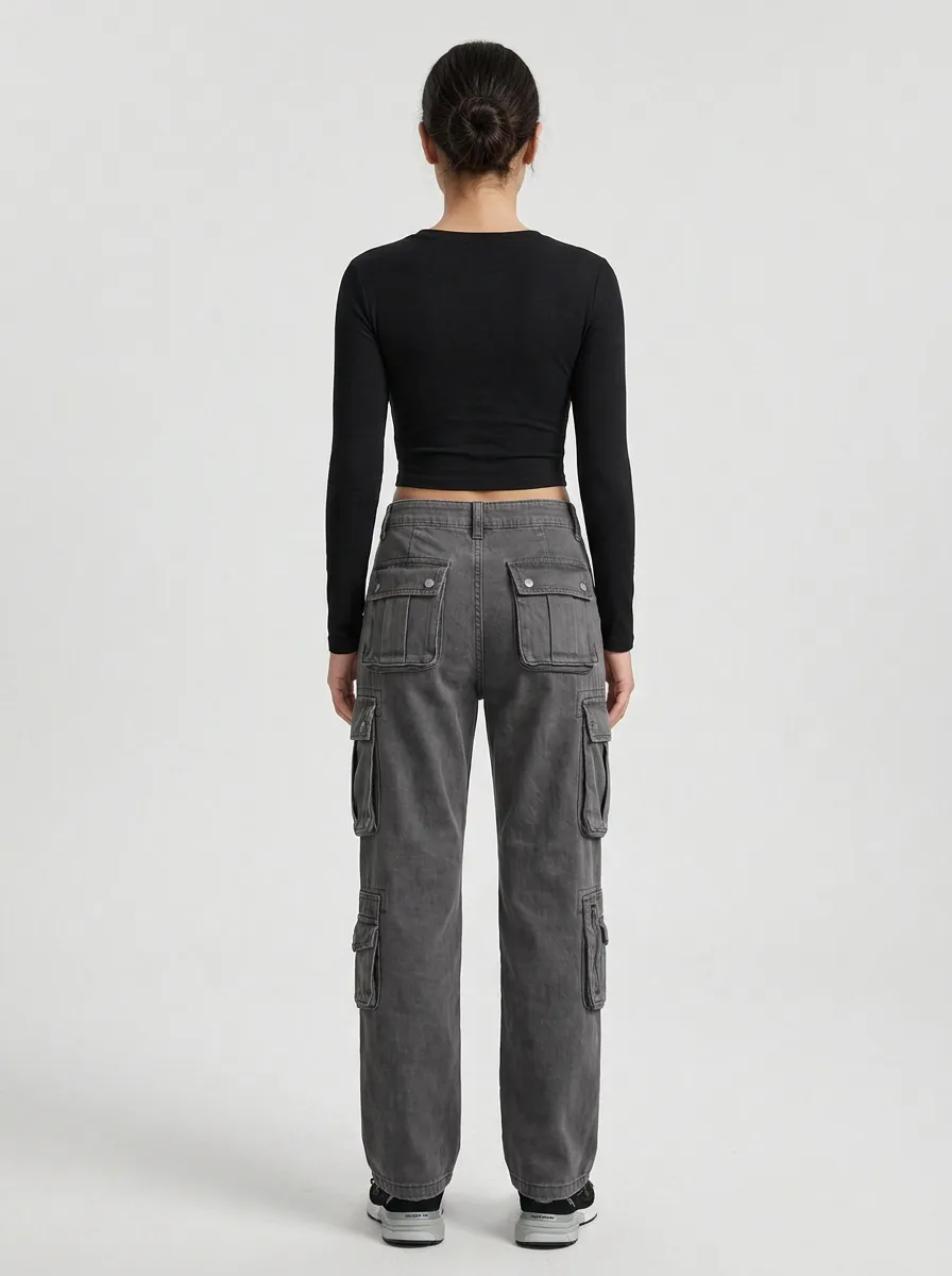 Core Multi Pocket Activewear Women's Multi Pocket Cargo Pants