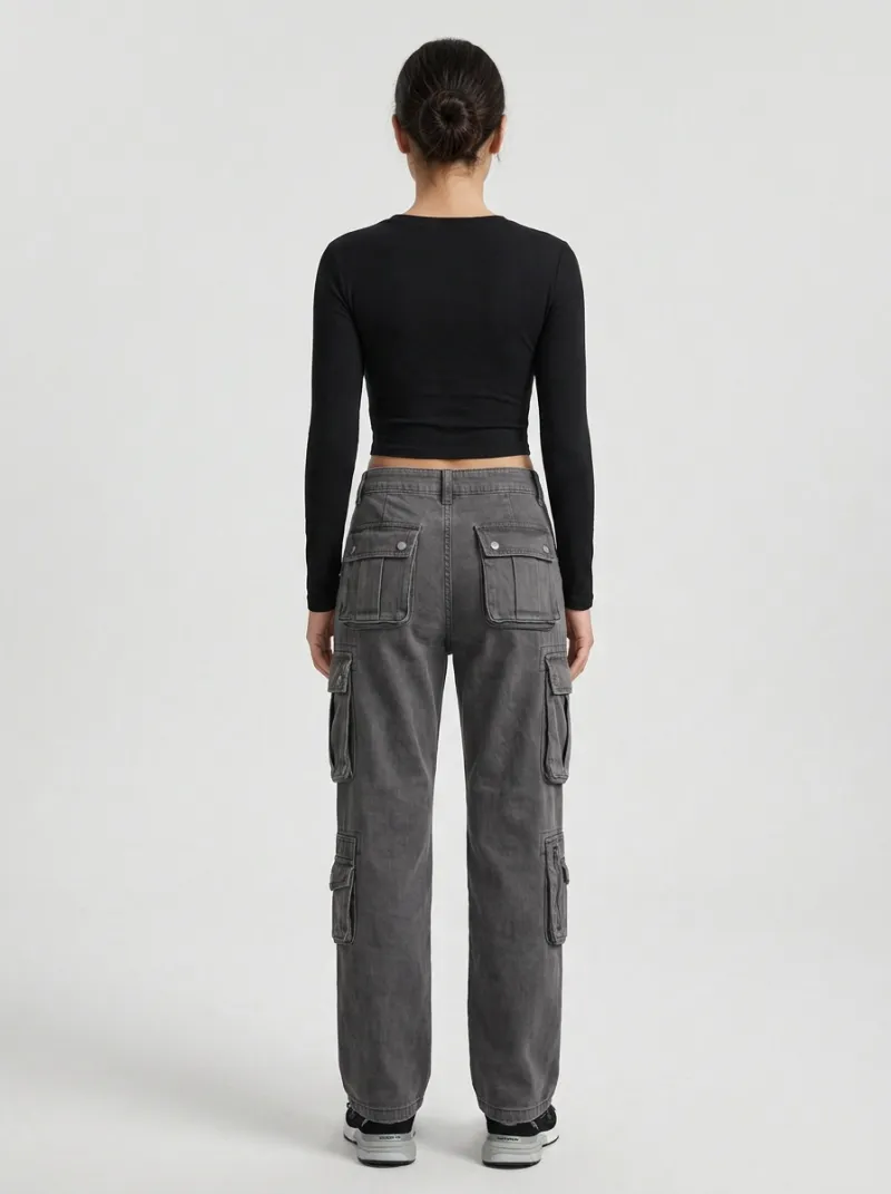 Core Multi Pocket Activewear Women's Multi Pocket Cargo Pants
