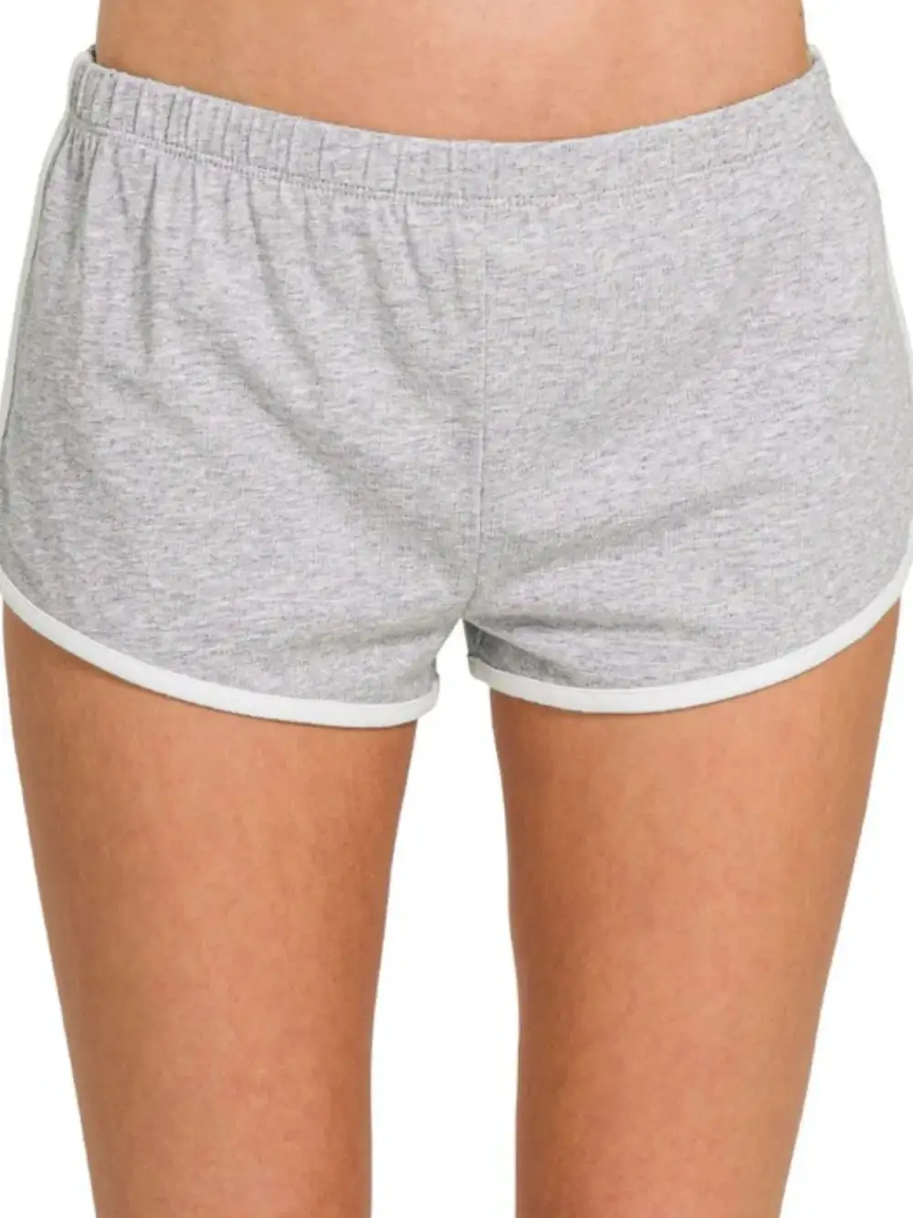 Everyday Elastic Waistband Dolphin Shorts