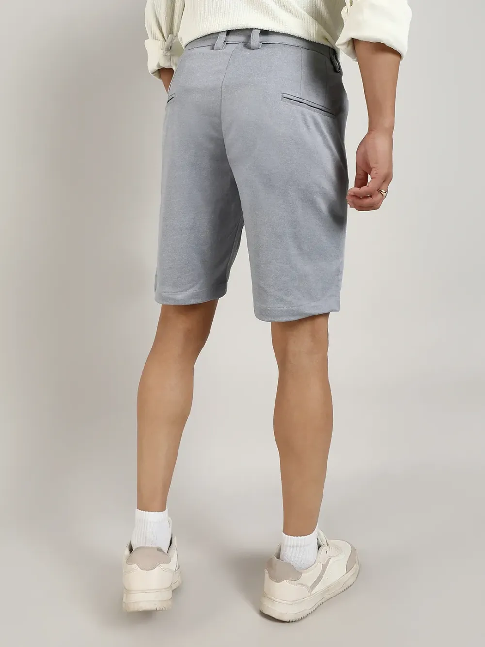 Casual Style Straight-Fit Shorts