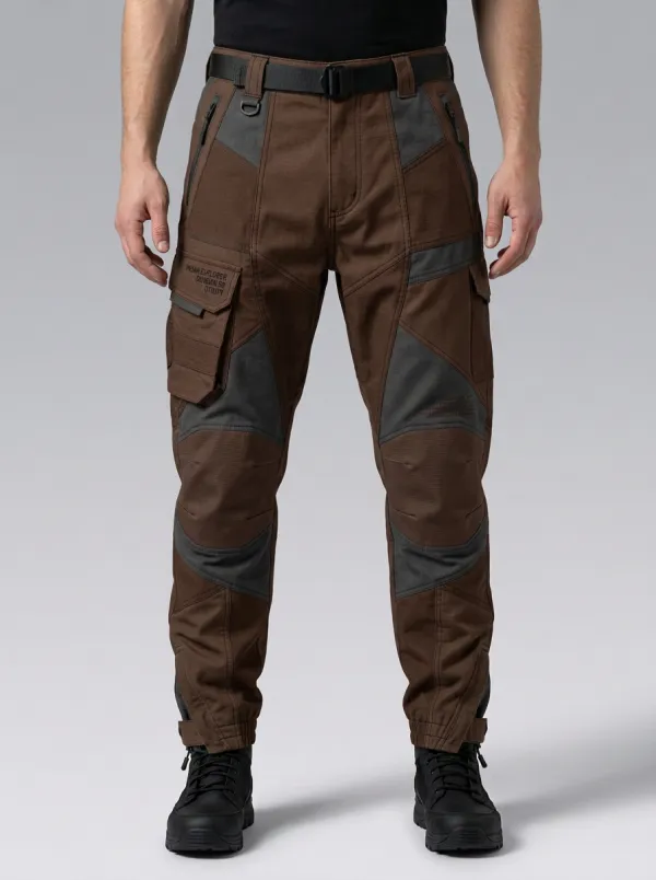 Men's Multi Panel Explorer Cargo Trousers