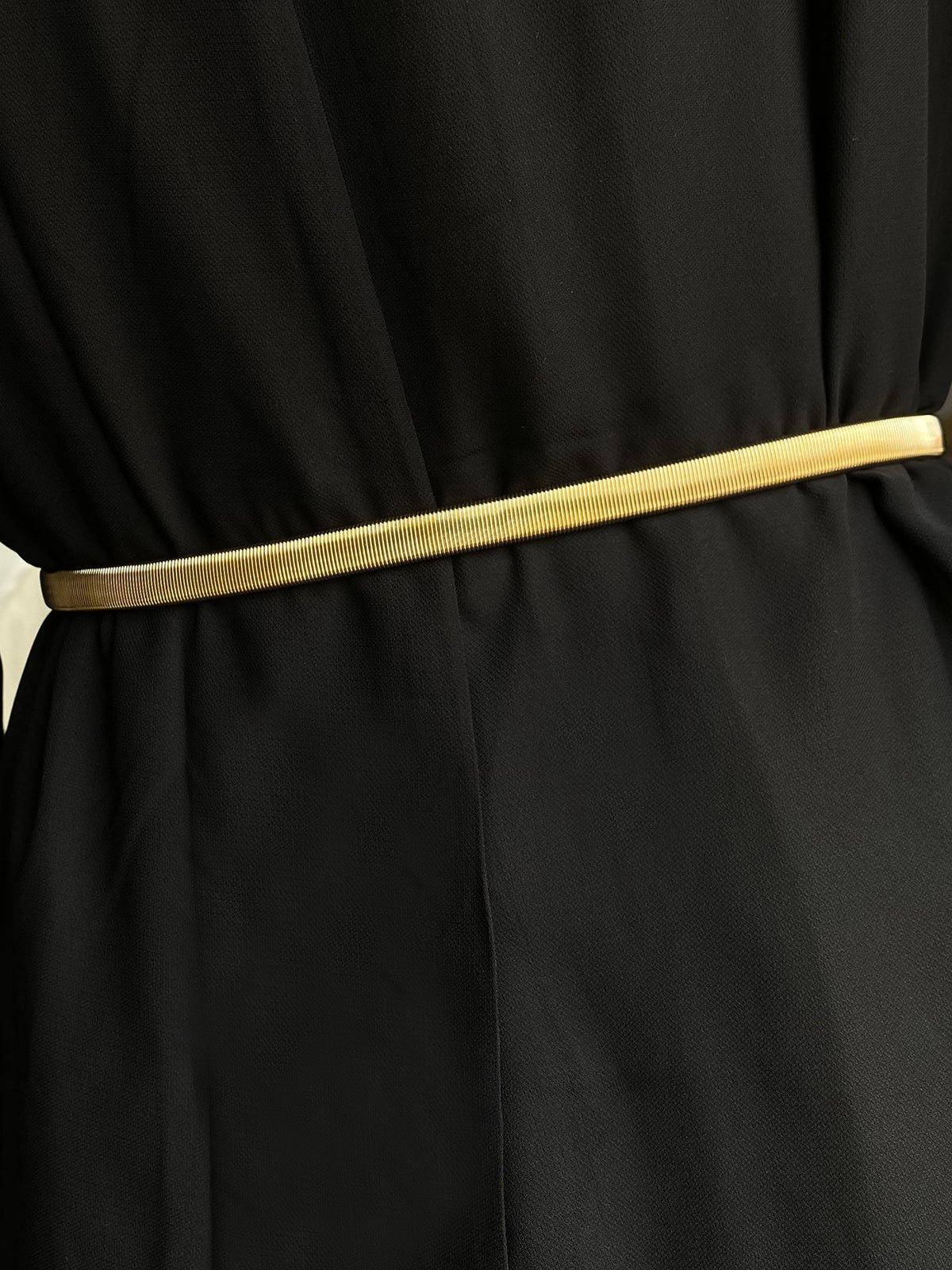 Elastic Buckle Metal Thin Belt